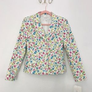 NEW+VINTAGE Liz Claiborne Frenchy Floraly Blazer♥️
